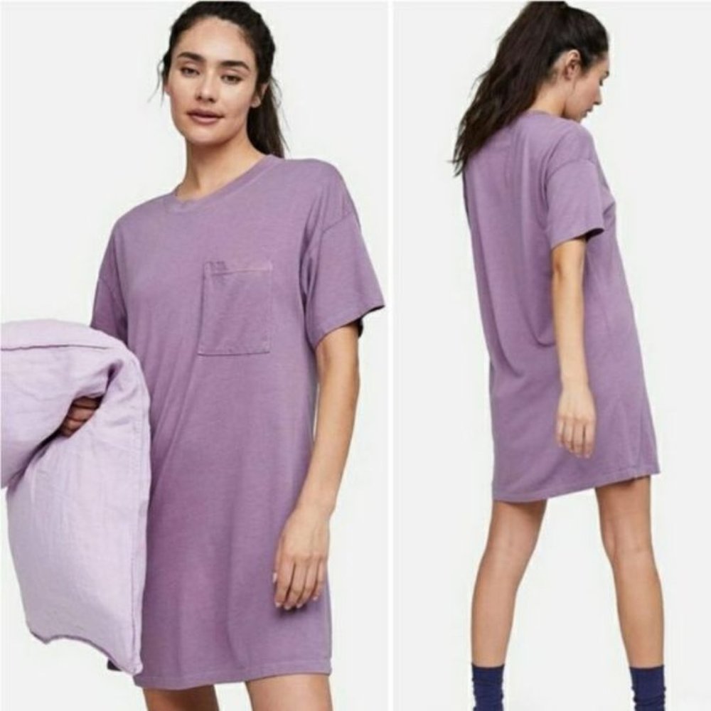 Nwot Mate The Label Tencel Nightgown Sleep Dress Organic Lavendar Purple